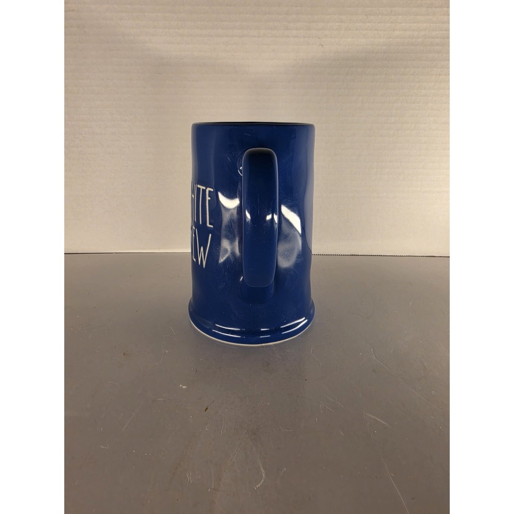 Rae Dunn Red White and Brew Blue Ceramic Mug Stein Magenta Patriotic USA - Picture 6 of 6